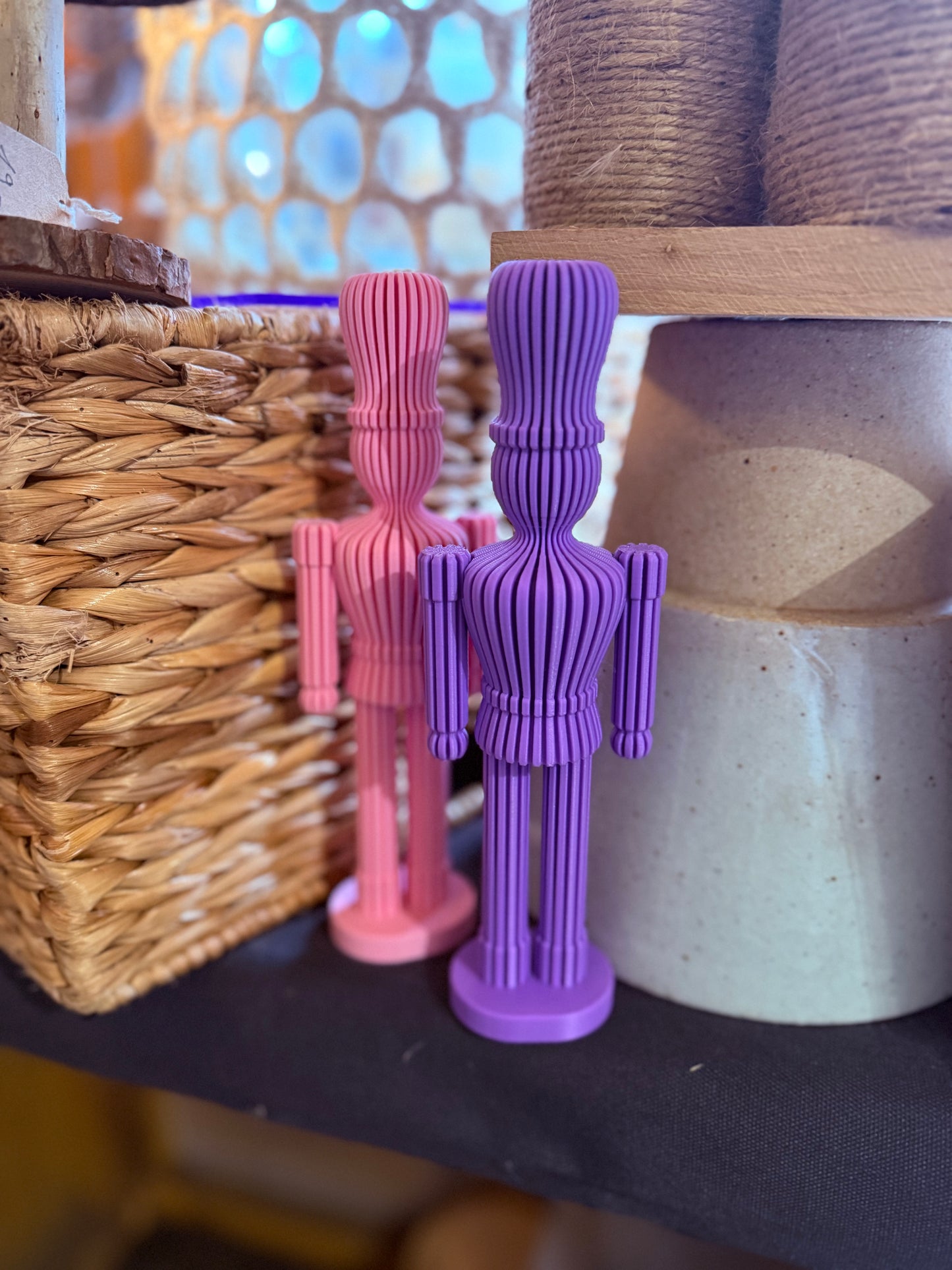 3D-gedruckter Nussknacker im Japandi-Stil – modern, minimalistisch & absolut einzigartig