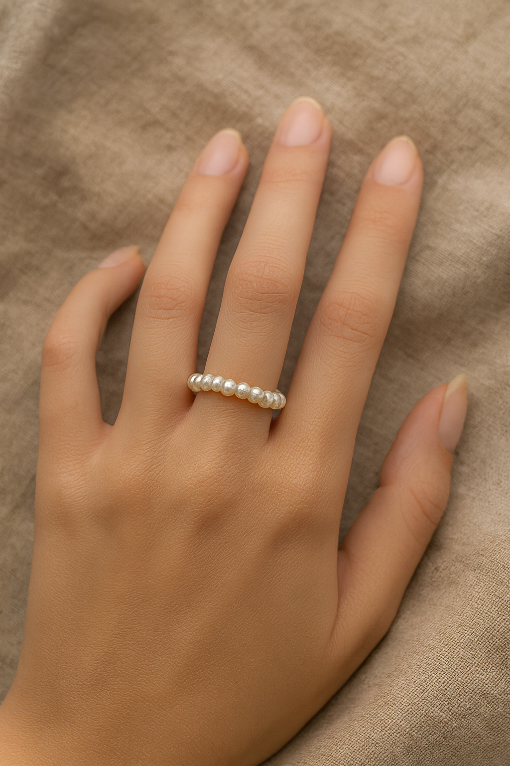 Ring Auri – Hochwertig aus Süßwasserperlen & Edelstahl