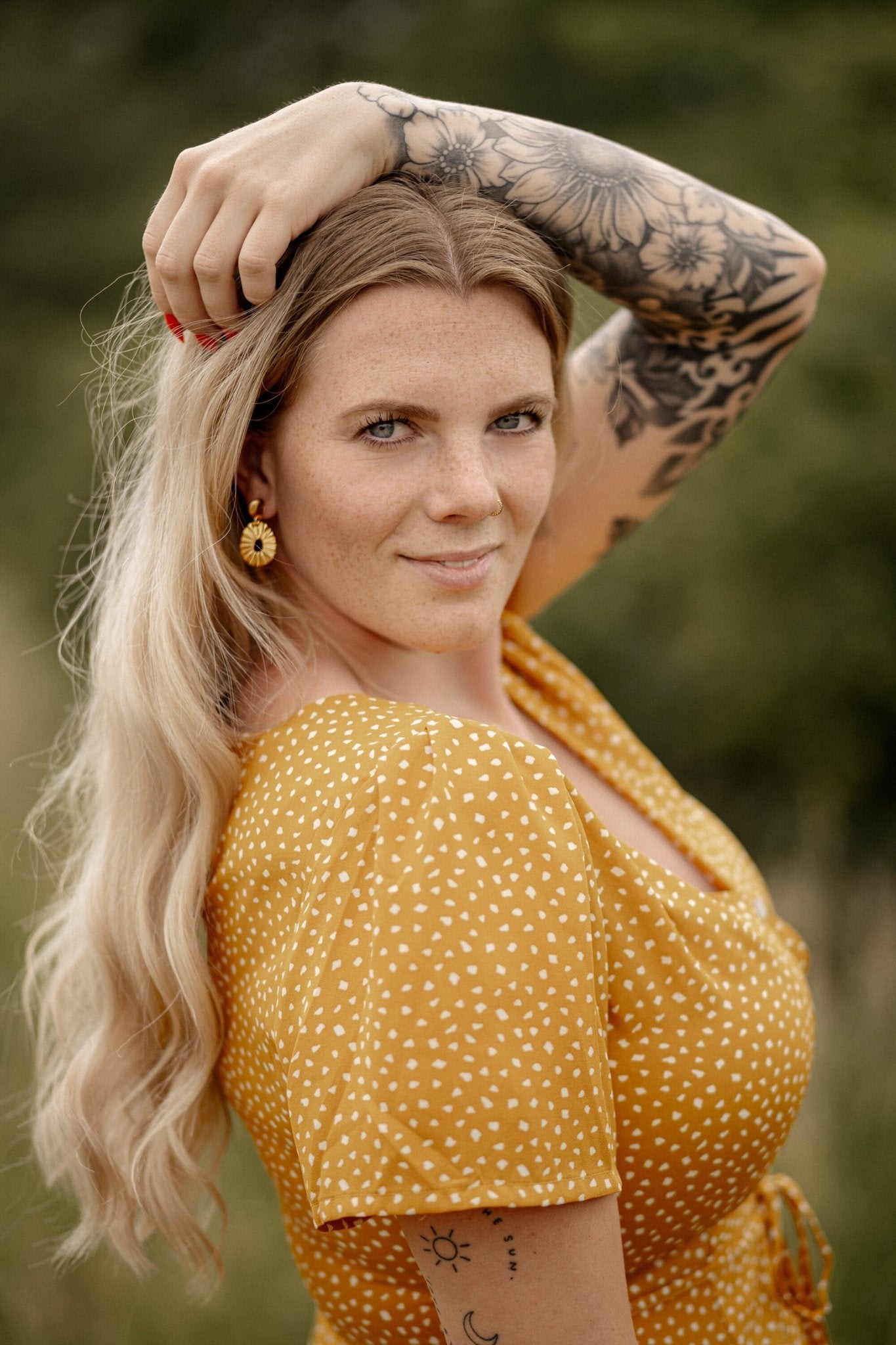 Boho Ohrringe "Charlotte" in gold - Feenmanufaktur