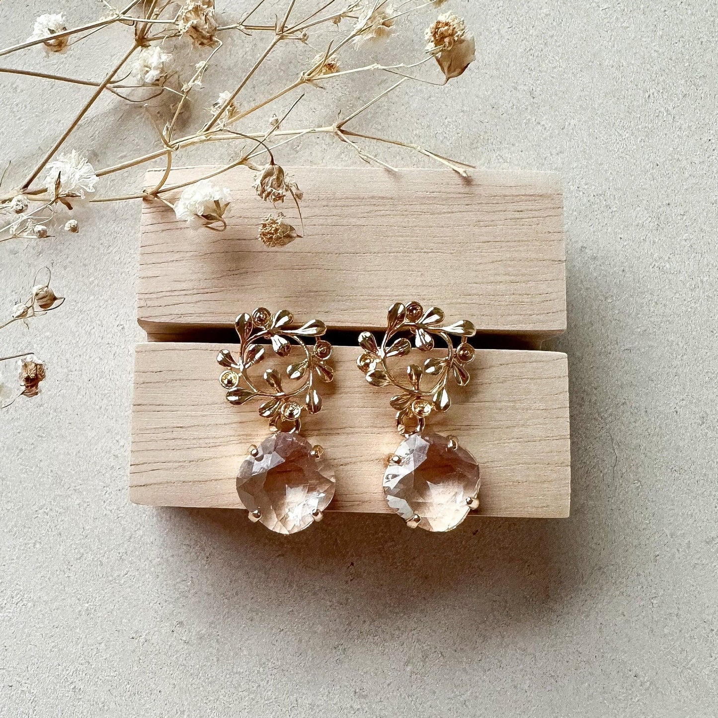 Edle Ohrringe "Ella" Brautschmuck - Feenmanufaktur