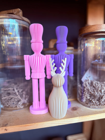 3D-gedruckter Nussknacker im Japandi-Stil – modern, minimalistisch & absolut einzigartig