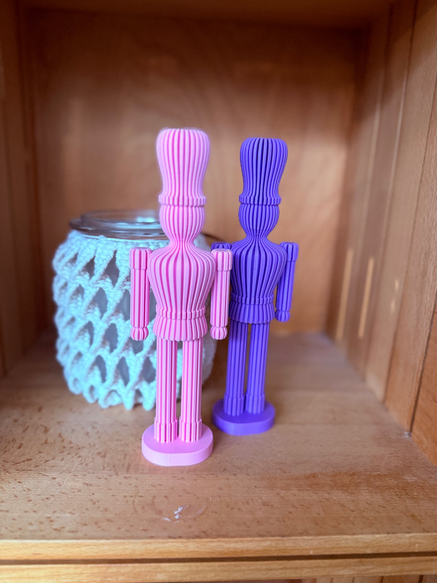 3D-gedruckter Nussknacker im Japandi-Stil – modern, minimalistisch & absolut einzigartig