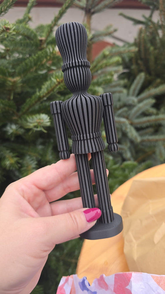 3D-gedruckter Nussknacker im Japandi-Stil – modern, minimalistisch & absolut einzigartig