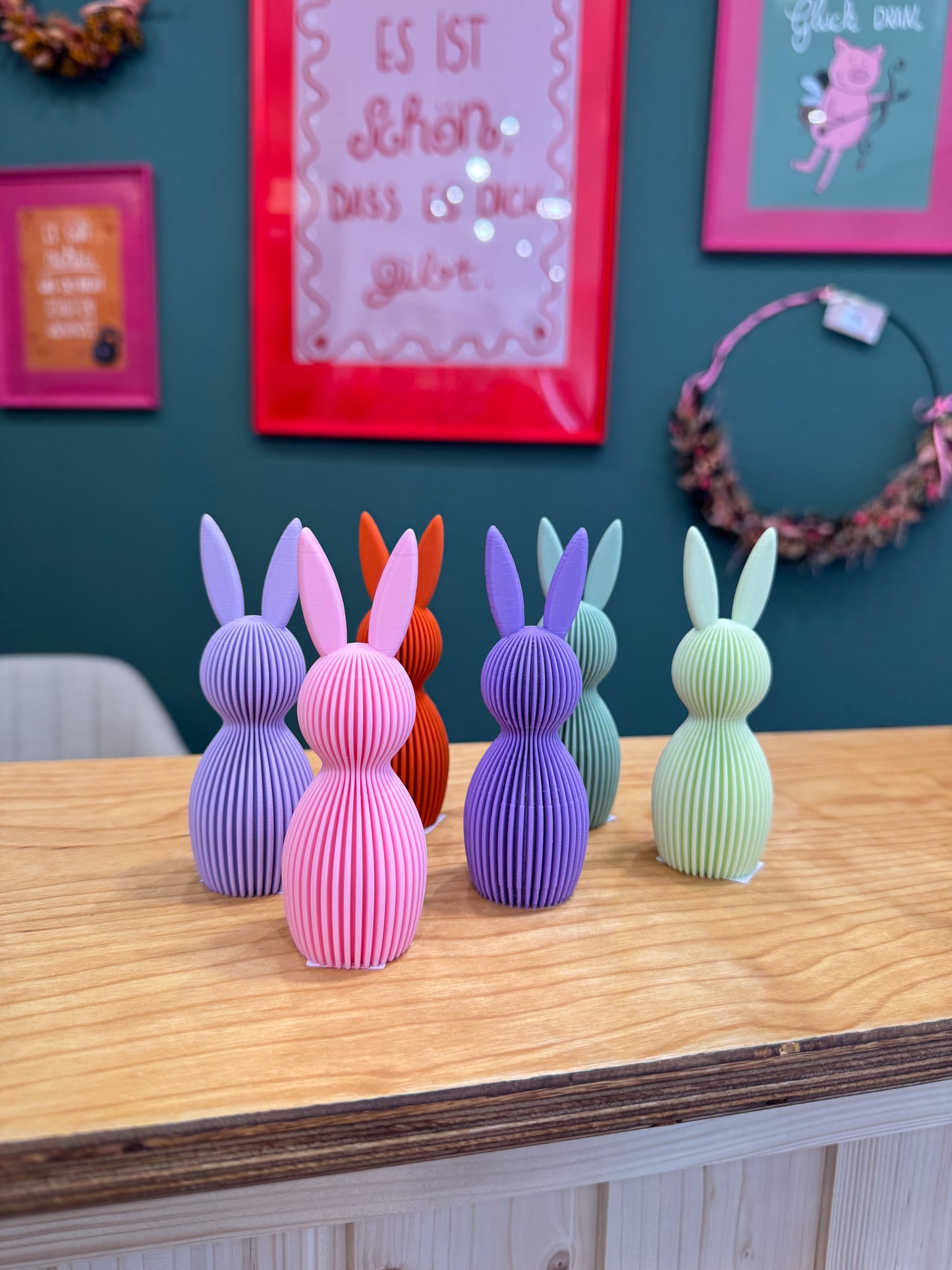 Kleiner Deko-Hase Nami – 3D-Druck im modernen Japandi Stil