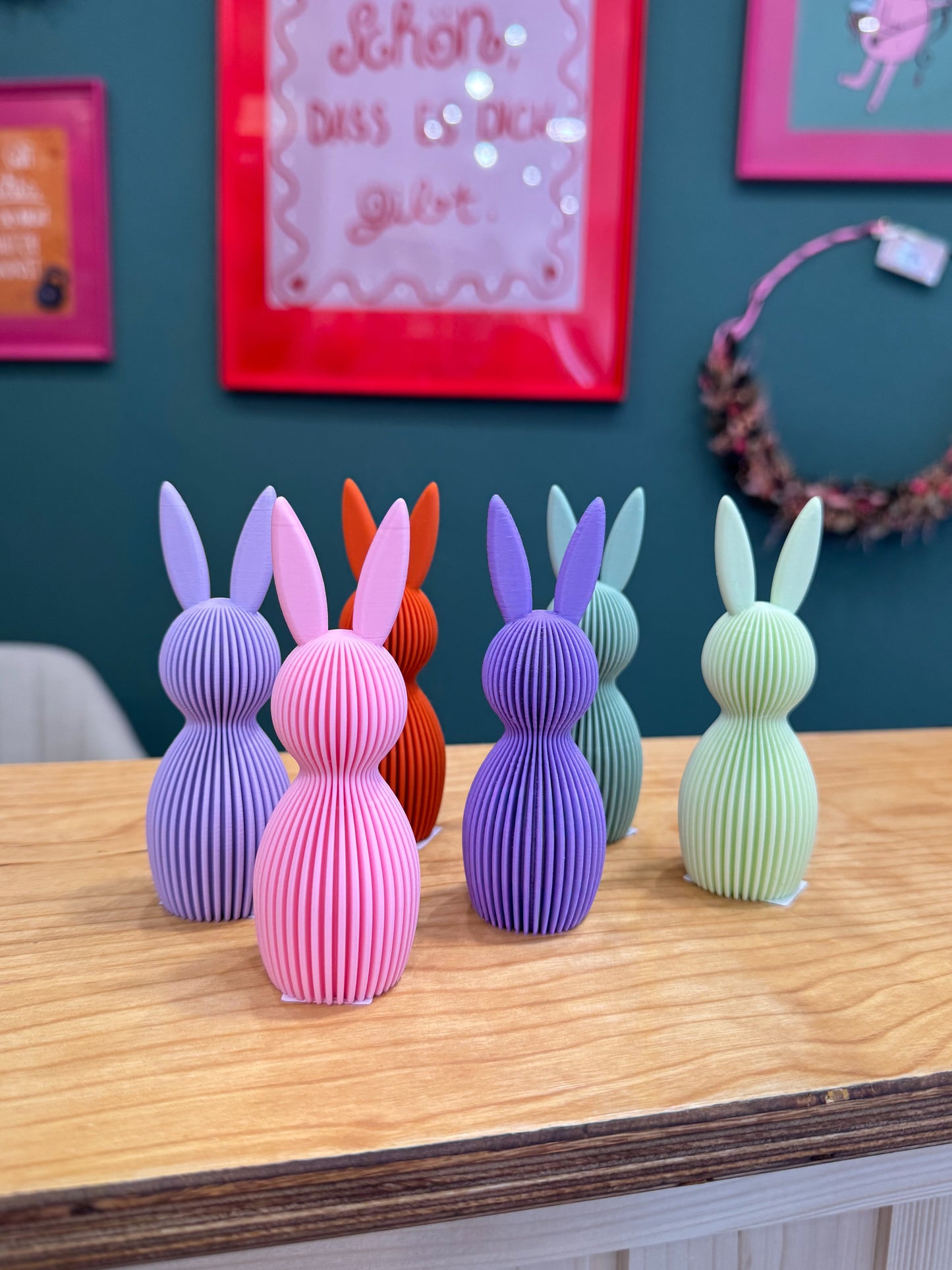 Kleiner Deko-Hase Nami – 3D-Druck im modernen Japandi Stil