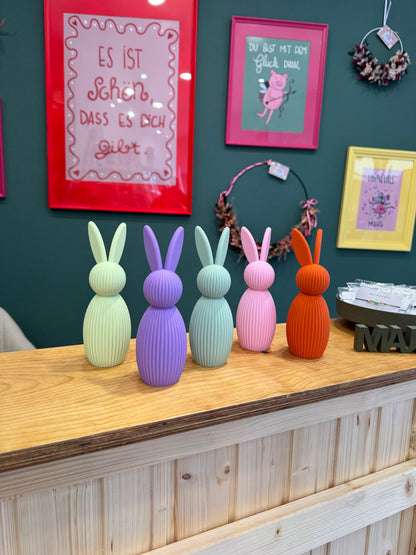 Großer XXL 25cm Deko-Hase Sora – 3D-Druck im modernen Japandi Stil Ostern