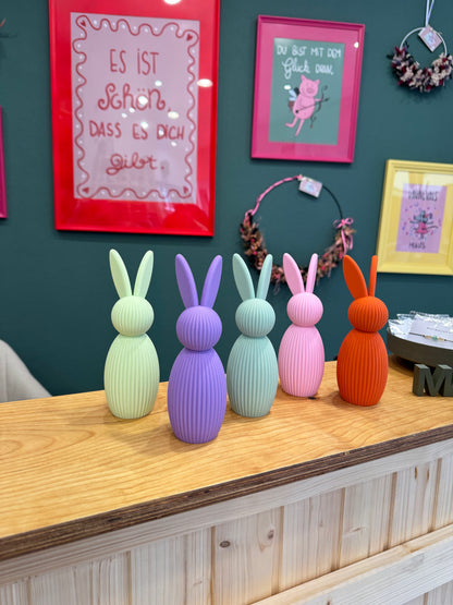 Großer XXL 25cm Deko-Hase Sora – 3D-Druck im modernen Japandi Stil Ostern