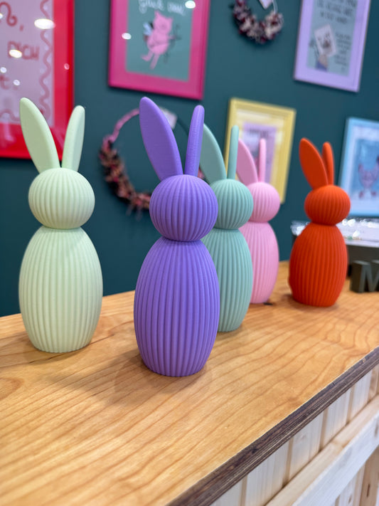 Großer XXL 25cm Deko-Hase Sora – 3D-Druck im modernen Japandi Stil Ostern