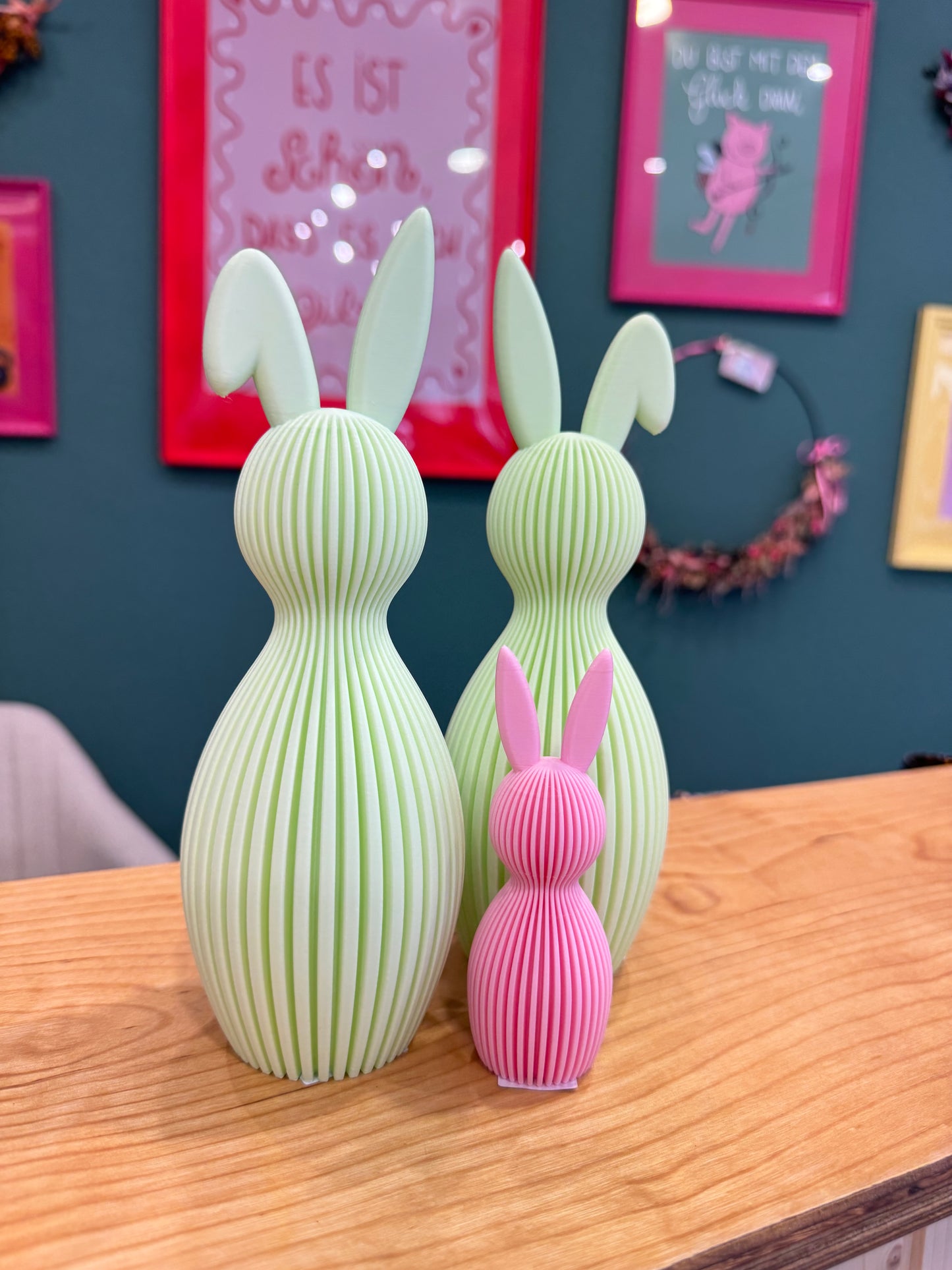 Großer Deko-Hase Kiko – 3D-Druck im modernen Japandi Stil Ostern