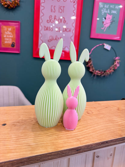 Großer Deko-Hase Kiko – 3D-Druck im modernen Japandi Stil Ostern