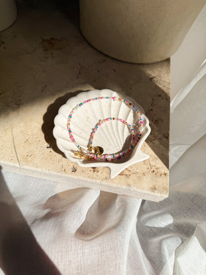 Jesmonite Muschel Schale – Handgemachte Schmuckablage von art.icels