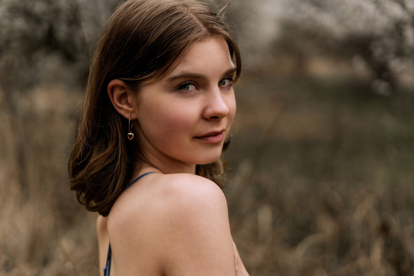 Funkelnde Liebe <3 edle Creolen in gold mit Herz *handgefertigte Ohrhänger* Herzen Blogger Style Herzchen Ohrringe Schmuck - Feenmanufaktur