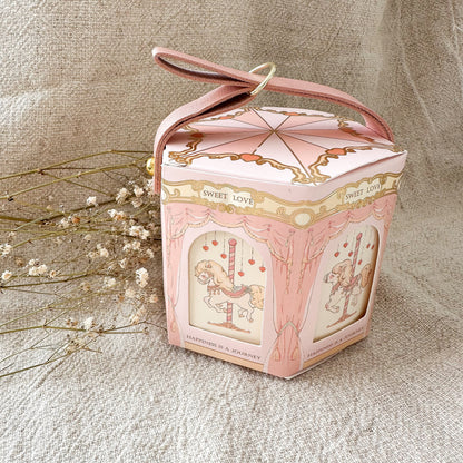 Geschenkbox "Karussel" Schmuck & Geschenke Zirkus Kirmes rosa