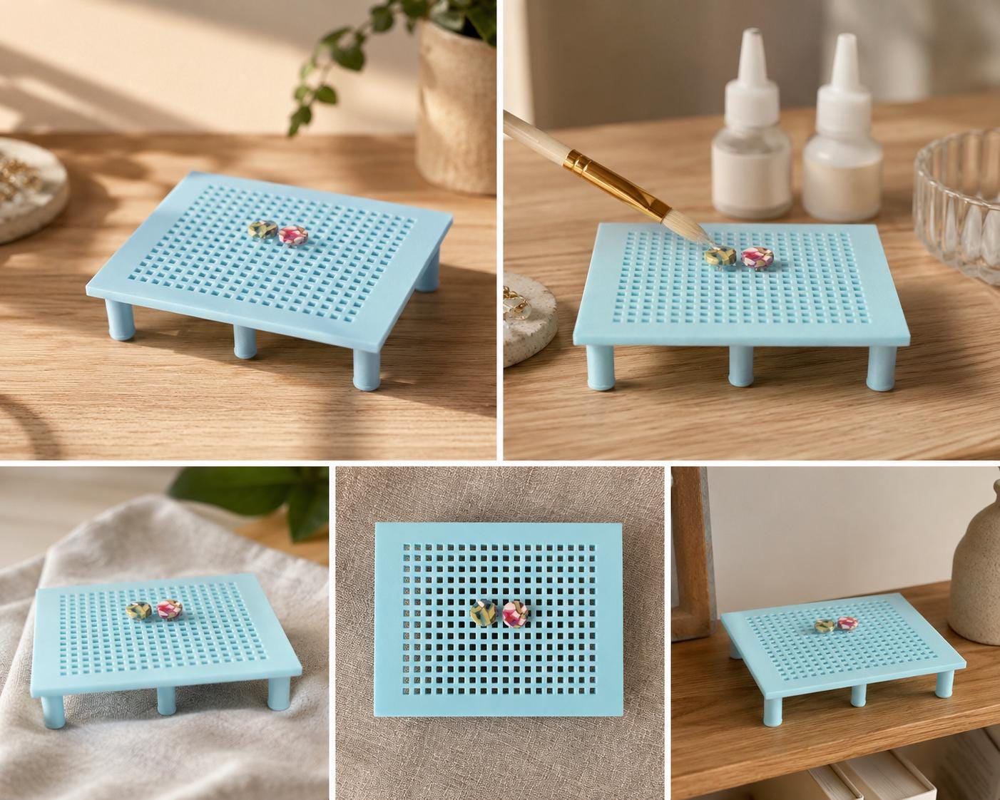 3MF | 3D Datei kleine Werkbank für Schmuckherstellung | Resin Fimo Bastelhilfe Schmuckständer STL Download inkl. Gewerbelizenz