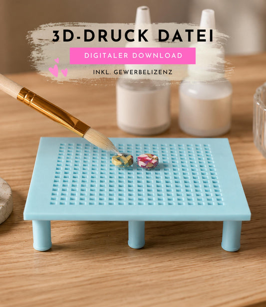 3MF | 3D Datei kleine Werkbank für Schmuckherstellung | Resin Fimo Bastelhilfe Schmuckständer STL Download inkl. Gewerbelizenz
