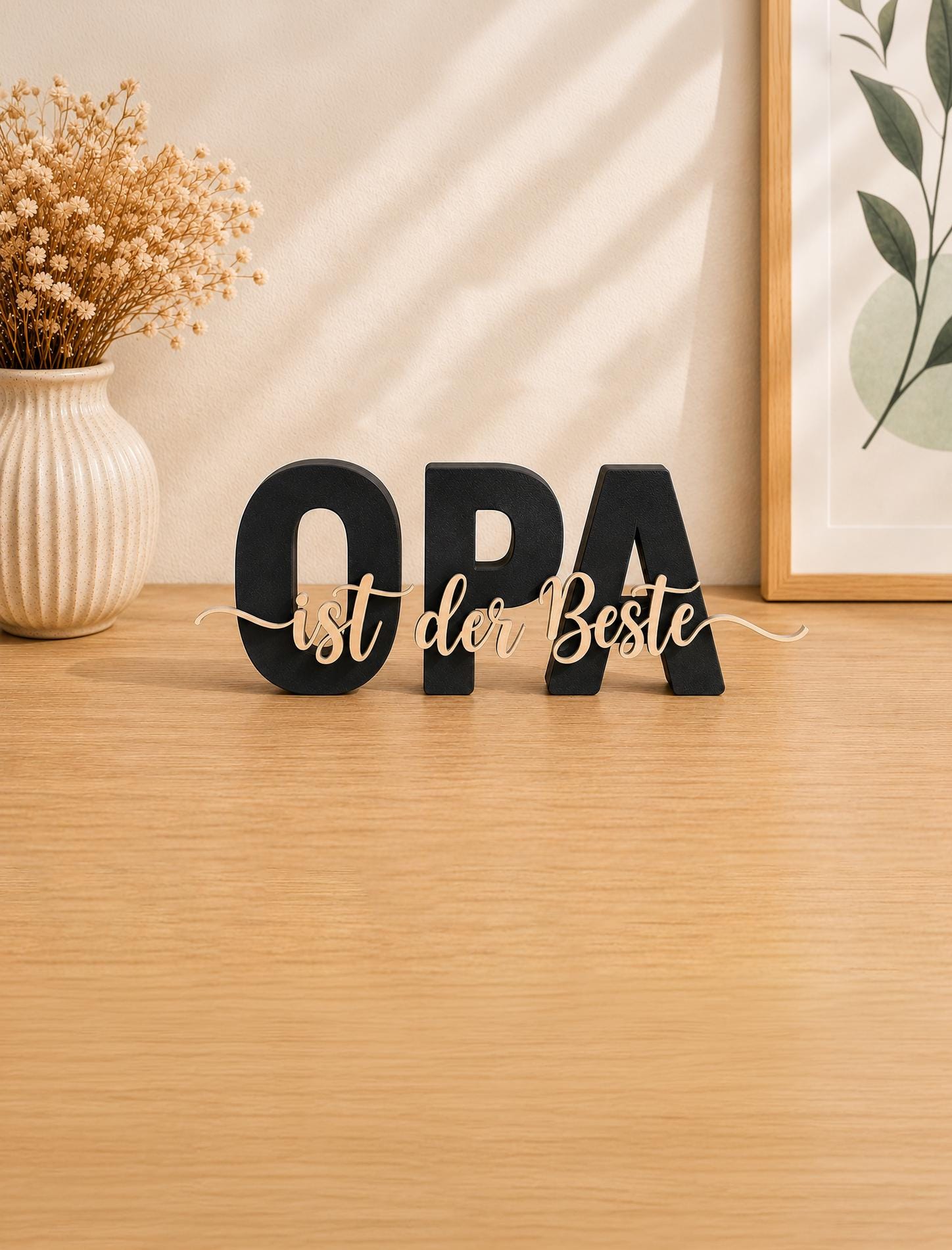 3MF | 3D Druckdatei Opa ist der Beste – Vatertag Deko mit kommerzieller Nutzung