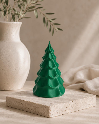 3D Weihnachtsbaum Deko – handgefertigte Tannenbaum-Dekoration groß und klein – festliche, grüne Adventsdeko für Weihnachten als Geschenkidee