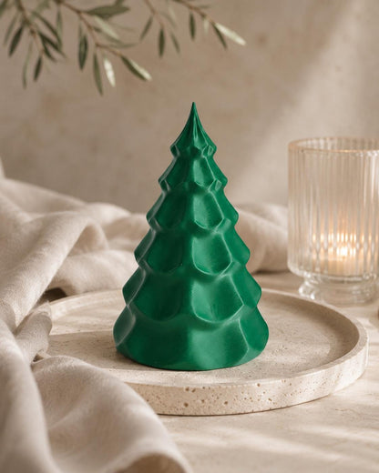 3D Weihnachtsbaum Deko – handgefertigte Tannenbaum-Dekoration groß und klein – festliche, grüne Adventsdeko für Weihnachten als Geschenkidee