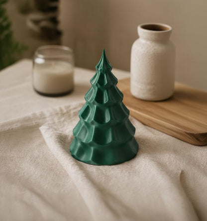 3D Weihnachtsbaum Deko – handgefertigte Tannenbaum-Dekoration groß und klein – festliche, grüne Adventsdeko für Weihnachten als Geschenkidee