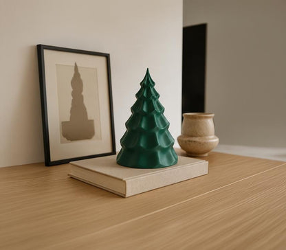 3D Weihnachtsbaum Deko – handgefertigte Tannenbaum-Dekoration groß und klein – festliche, grüne Adventsdeko für Weihnachten als Geschenkidee