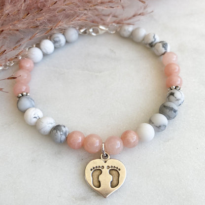 Its a boy Perlenarmband für werdende Mamas - Feenmanufaktur