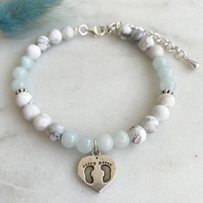 Its a boy Perlenarmband für werdende Mamas - Feenmanufaktur