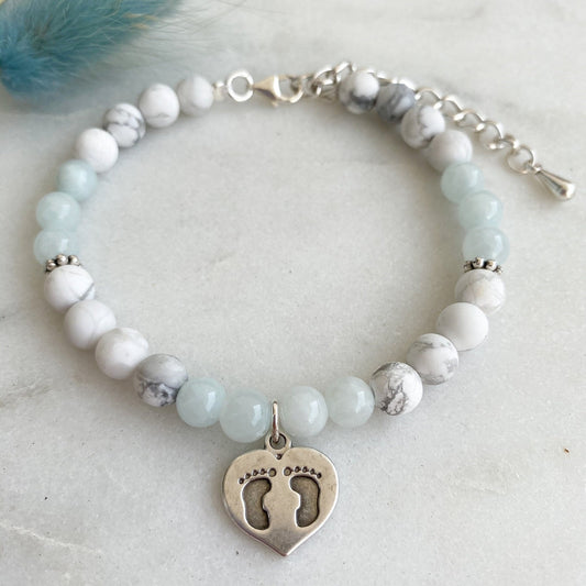 Its a boy Perlenarmband für werdende Mamas - Feenmanufaktur