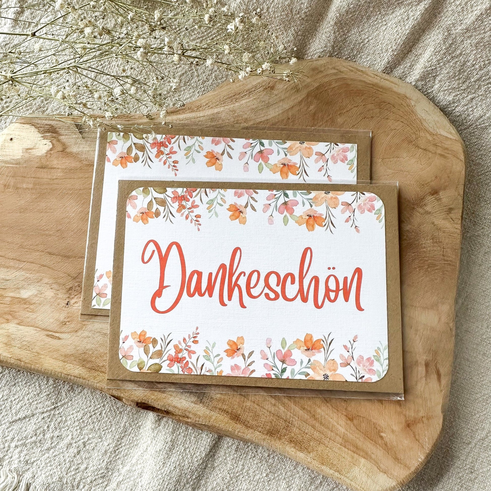 Postkarte "Dankeschön" inkl. Umschlag (A6) - Feenmanufaktur
