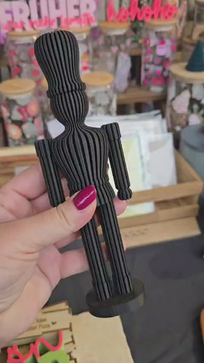 3D-gedruckter Nussknacker im Japandi-Stil – modern, minimalistisch & absolut einzigartig