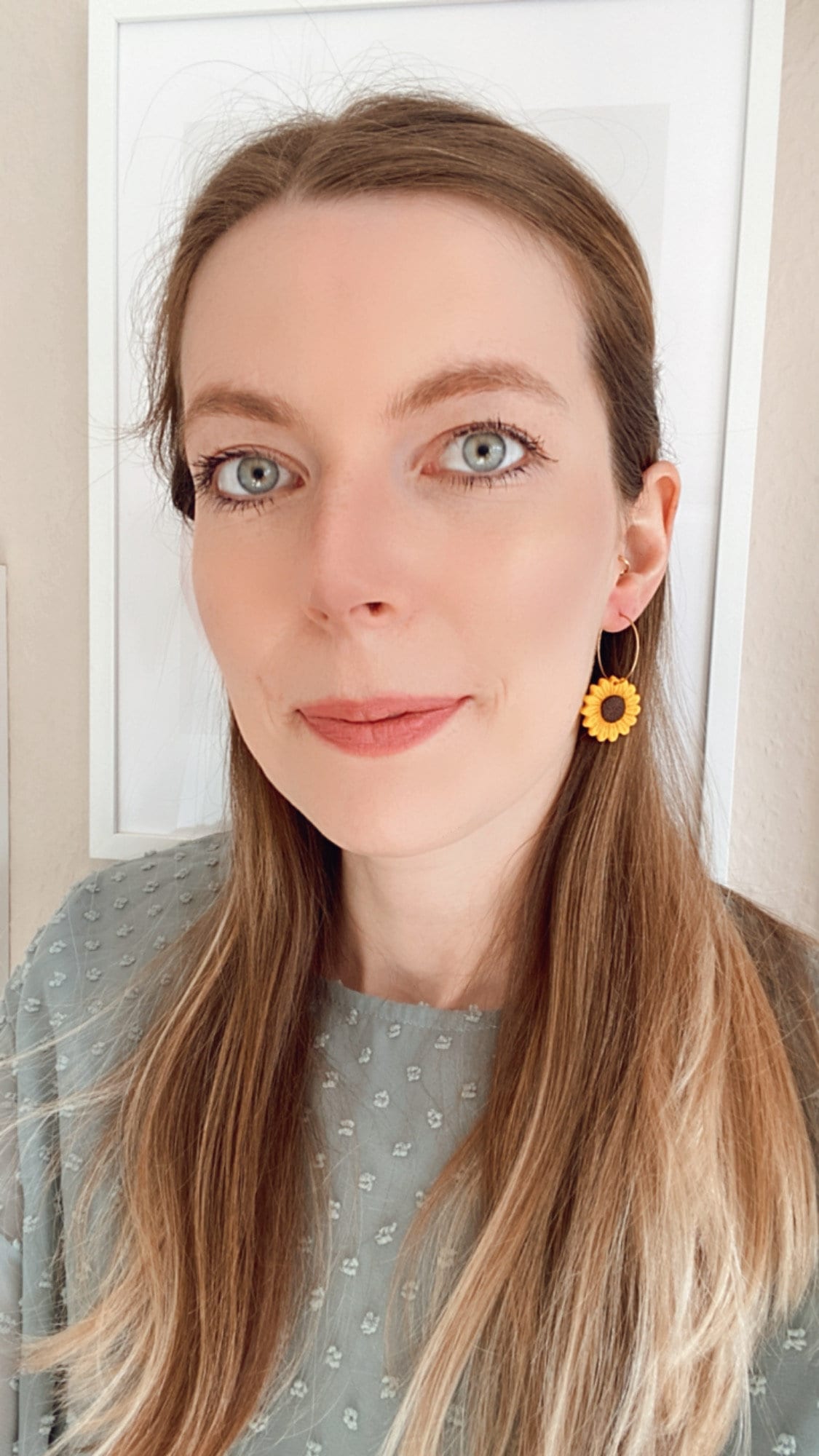 Sonnenblumen Ohrringe aus Polymer Clay Ohrringe gold - Feenmanufaktur