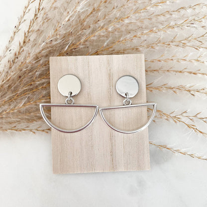 Triangel boho Ohrringe gold oder silber - Feenmanufaktur